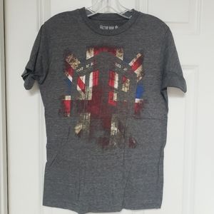 Doctor Who Tardis Fadded Tshirt Size Small
